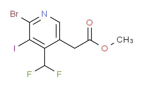 AM125663 | 1806873-42-6 | Methyl 2-bromo-4-(difluoromethyl)-3-iodopyridine-5-acetate