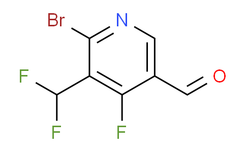 AM125677 | 1806904-60-8 | 2-Bromo-3-(difluoromethyl)-4-fluoropyridine-5-carboxaldehyde