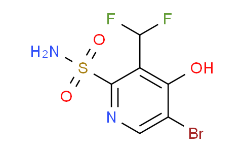 5-Bromo-3-(difluoromethyl)-4-hydroxypyridine-2-sulfonamide