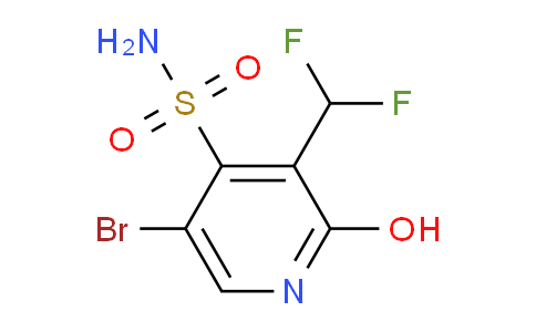 5-Bromo-3-(difluoromethyl)-2-hydroxypyridine-4-sulfonamide