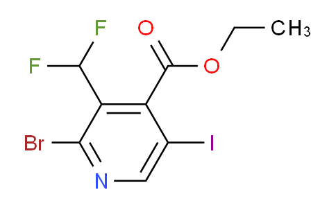 AM125694 | 1804841-76-6 | Ethyl 2-bromo-3-(difluoromethyl)-5-iodopyridine-4-carboxylate