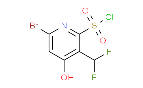 AM125703 | 1804654-56-5 | 6-Bromo-3-(difluoromethyl)-4-hydroxypyridine-2-sulfonyl chloride