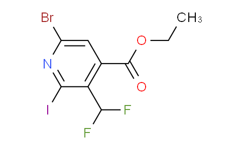 AM125707 | 1806872-26-3 | Ethyl 6-bromo-3-(difluoromethyl)-2-iodopyridine-4-carboxylate