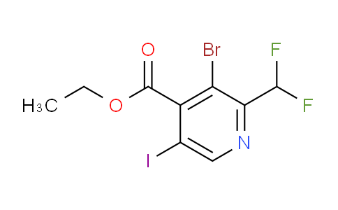 AM125716 | 1805417-90-6 | Ethyl 3-bromo-2-(difluoromethyl)-5-iodopyridine-4-carboxylate