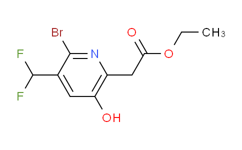 AM125717 | 1805350-21-3 | Ethyl 2-bromo-3-(difluoromethyl)-5-hydroxypyridine-6-acetate
