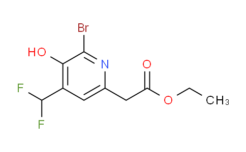 AM125719 | 1806874-81-6 | Ethyl 2-bromo-4-(difluoromethyl)-3-hydroxypyridine-6-acetate