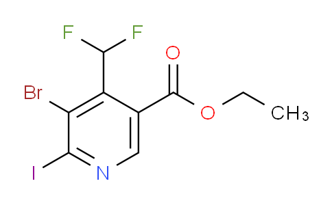 AM125723 | 1804891-95-9 | Ethyl 3-bromo-4-(difluoromethyl)-2-iodopyridine-5-carboxylate