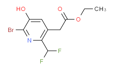 AM125726 | 1806874-95-2 | Ethyl 2-bromo-6-(difluoromethyl)-3-hydroxypyridine-5-acetate