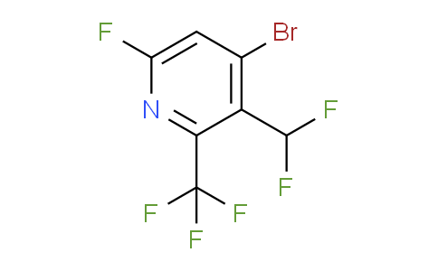 AM125727 | 1806830-52-3 | 4-Bromo-3-(difluoromethyl)-6-fluoro-2-(trifluoromethyl)pyridine
