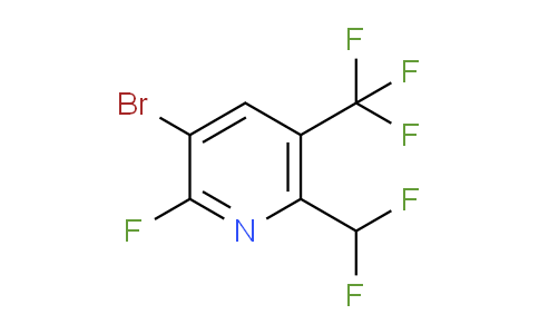 AM125732 | 1804847-93-5 | 3-Bromo-6-(difluoromethyl)-2-fluoro-5-(trifluoromethyl)pyridine