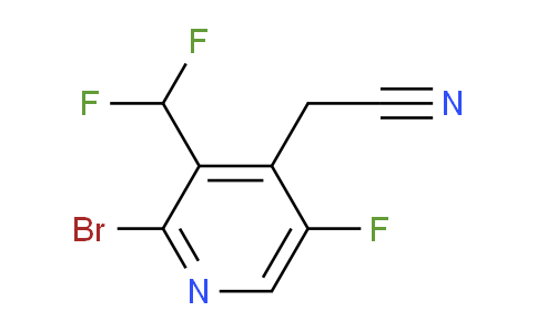 AM125734 | 1804495-39-3 | 2-Bromo-3-(difluoromethyl)-5-fluoropyridine-4-acetonitrile