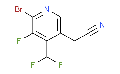AM125737 | 1806066-79-4 | 2-Bromo-4-(difluoromethyl)-3-fluoropyridine-5-acetonitrile