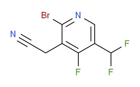 AM125741 | 1806066-89-6 | 2-Bromo-5-(difluoromethyl)-4-fluoropyridine-3-acetonitrile