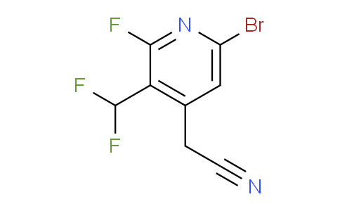 AM125742 | 1805343-01-4 | 6-Bromo-3-(difluoromethyl)-2-fluoropyridine-4-acetonitrile