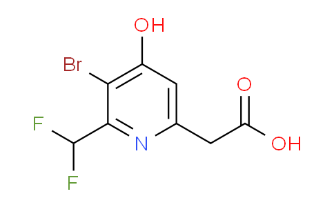 AM125757 | 1806068-48-3 | 3-Bromo-2-(difluoromethyl)-4-hydroxypyridine-6-acetic acid