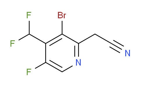AM125760 | 1805397-88-9 | 3-Bromo-4-(difluoromethyl)-5-fluoropyridine-2-acetonitrile