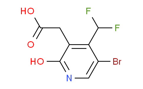5-Bromo-4-(difluoromethyl)-2-hydroxypyridine-3-acetic acid