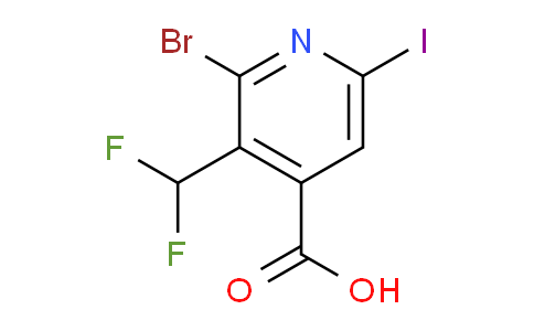 AM125769 | 1805170-47-1 | 2-Bromo-3-(difluoromethyl)-6-iodopyridine-4-carboxylic acid