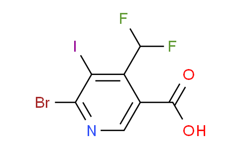AM125770 | 1804848-33-6 | 2-Bromo-4-(difluoromethyl)-3-iodopyridine-5-carboxylic acid