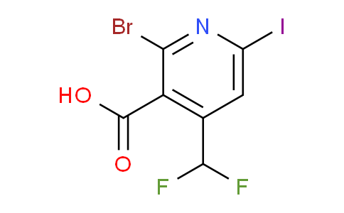 AM125773 | 1805170-66-4 | 2-Bromo-4-(difluoromethyl)-6-iodopyridine-3-carboxylic acid