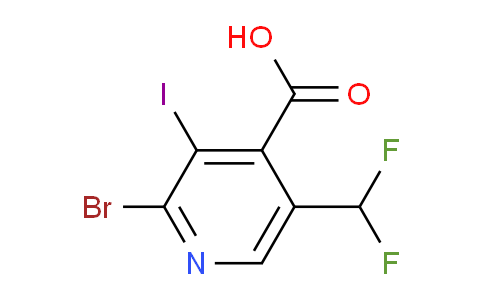 AM125775 | 1804848-47-2 | 2-Bromo-5-(difluoromethyl)-3-iodopyridine-4-carboxylic acid