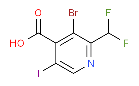 AM125789 | 1805415-75-1 | 3-Bromo-2-(difluoromethyl)-5-iodopyridine-4-carboxylic acid