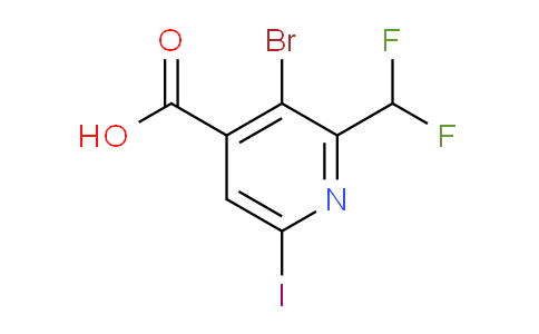 AM125791 | 1805170-98-2 | 3-Bromo-2-(difluoromethyl)-6-iodopyridine-4-carboxylic acid
