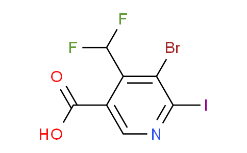 AM125792 | 1805415-79-5 | 3-Bromo-4-(difluoromethyl)-2-iodopyridine-5-carboxylic acid