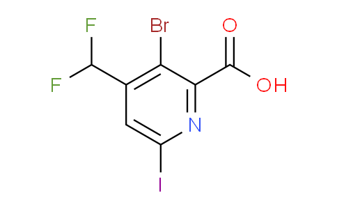 AM125794 | 1806910-38-2 | 3-Bromo-4-(difluoromethyl)-6-iodopyridine-2-carboxylic acid