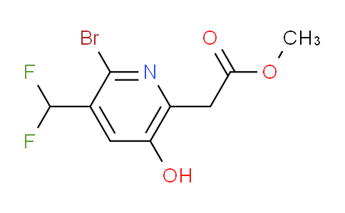 AM125795 | 1805163-38-5 | Methyl 2-bromo-3-(difluoromethyl)-5-hydroxypyridine-6-acetate