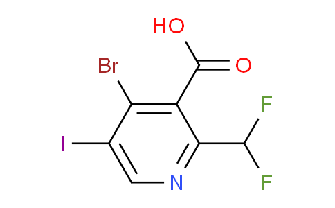 AM125801 | 1806910-61-1 | 4-Bromo-2-(difluoromethyl)-5-iodopyridine-3-carboxylic acid