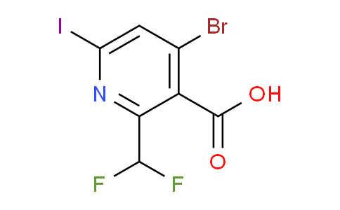 AM125802 | 1805171-46-3 | 4-Bromo-2-(difluoromethyl)-6-iodopyridine-3-carboxylic acid