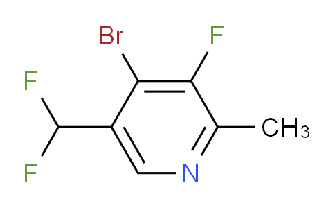 AM125805 | 1806829-37-7 | 4-Bromo-5-(difluoromethyl)-3-fluoro-2-methylpyridine