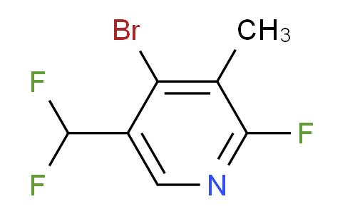 AM125807 | 1806064-03-8 | 4-Bromo-5-(difluoromethyl)-2-fluoro-3-methylpyridine