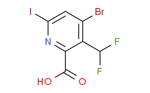 AM125808 | 1806910-82-6 | 4-Bromo-3-(difluoromethyl)-6-iodopyridine-2-carboxylic acid
