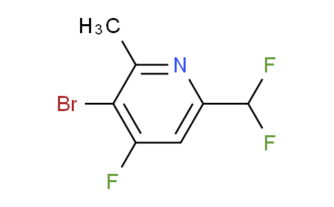 AM125811 | 1806907-37-8 | 3-Bromo-6-(difluoromethyl)-4-fluoro-2-methylpyridine