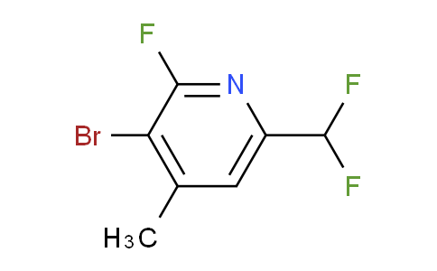 AM125812 | 1805335-05-0 | 3-Bromo-6-(difluoromethyl)-2-fluoro-4-methylpyridine