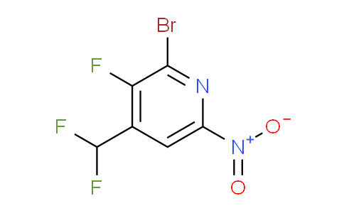 AM125818 | 1804635-06-0 | 2-Bromo-4-(difluoromethyl)-3-fluoro-6-nitropyridine
