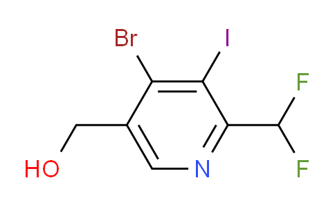 4-Bromo-2-(difluoromethyl)-3-iodopyridine-5-methanol