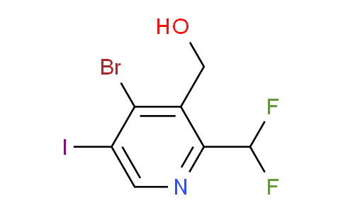 AM125826 | 1804670-74-3 | 4-Bromo-2-(difluoromethyl)-5-iodopyridine-3-methanol