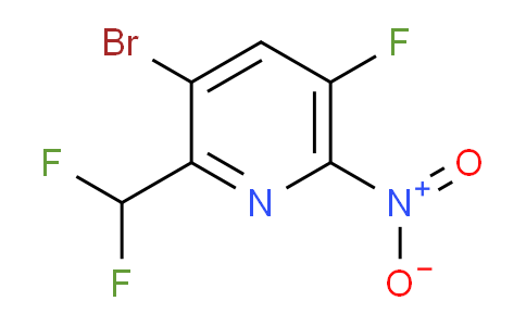 AM125834 | 1805371-07-6 | 3-Bromo-2-(difluoromethyl)-5-fluoro-6-nitropyridine