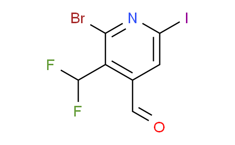 AM125836 | 1805170-21-1 | 2-Bromo-3-(difluoromethyl)-6-iodopyridine-4-carboxaldehyde