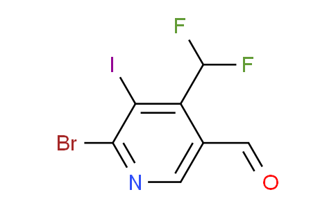 AM125840 | 1805247-11-3 | 2-Bromo-4-(difluoromethyl)-3-iodopyridine-5-carboxaldehyde