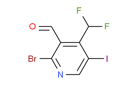 AM125842 | 1806871-13-5 | 2-Bromo-4-(difluoromethyl)-5-iodopyridine-3-carboxaldehyde