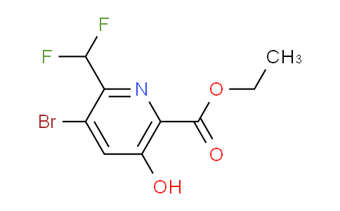 AM125843 | 1806867-80-0 | Ethyl 3-bromo-2-(difluoromethyl)-5-hydroxypyridine-6-carboxylate