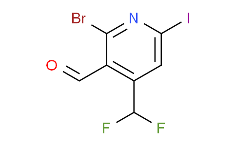 AM125844 | 1806871-01-1 | 2-Bromo-4-(difluoromethyl)-6-iodopyridine-3-carboxaldehyde