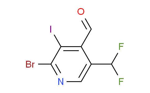 AM125845 | 1804890-40-1 | 2-Bromo-5-(difluoromethyl)-3-iodopyridine-4-carboxaldehyde