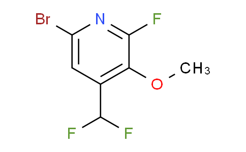 AM125847 | 1804912-31-9 | 6-Bromo-4-(difluoromethyl)-2-fluoro-3-methoxypyridine