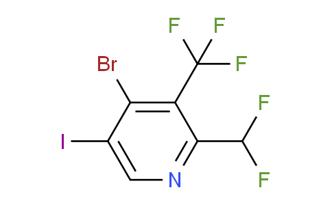 AM125849 | 1805921-98-5 | 4-Bromo-2-(difluoromethyl)-5-iodo-3-(trifluoromethyl)pyridine