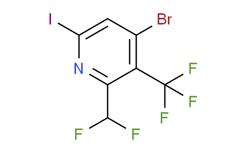 AM125850 | 1805422-15-4 | 4-Bromo-2-(difluoromethyl)-6-iodo-3-(trifluoromethyl)pyridine